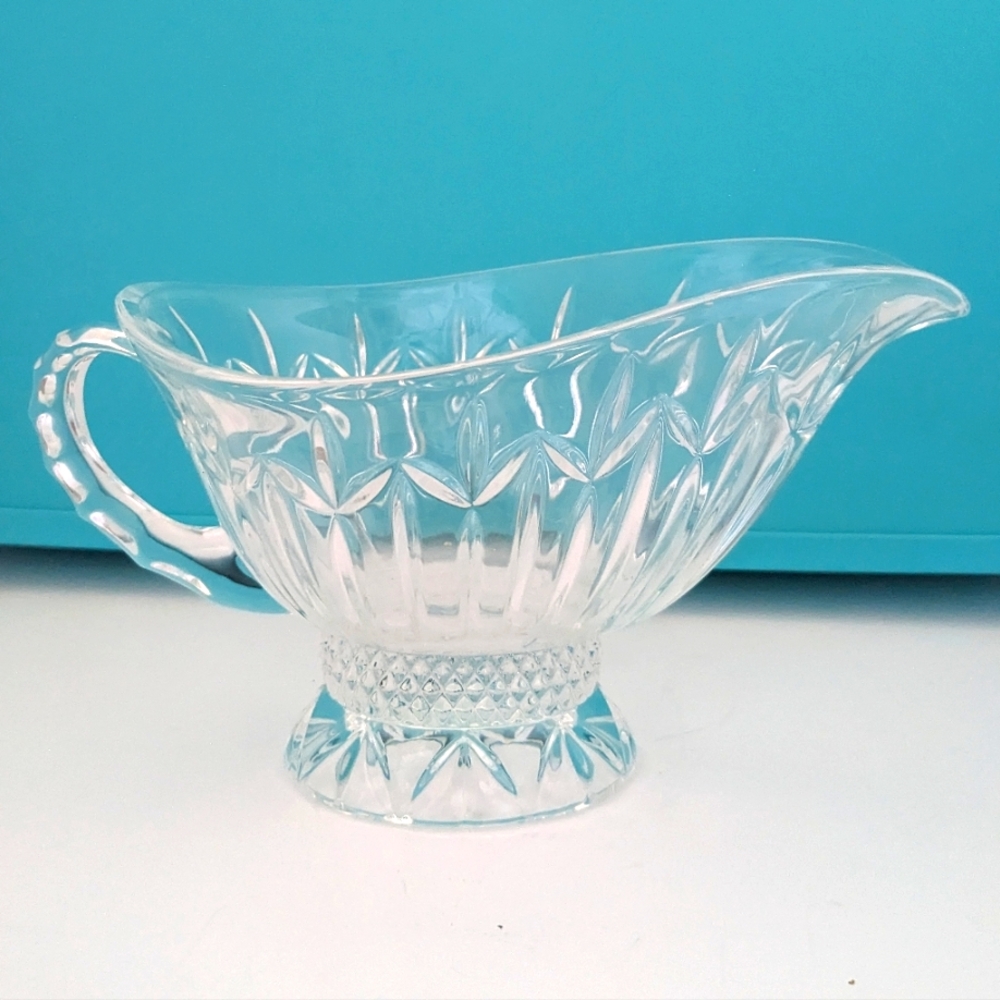Godinger Shannon crystal gravy boat